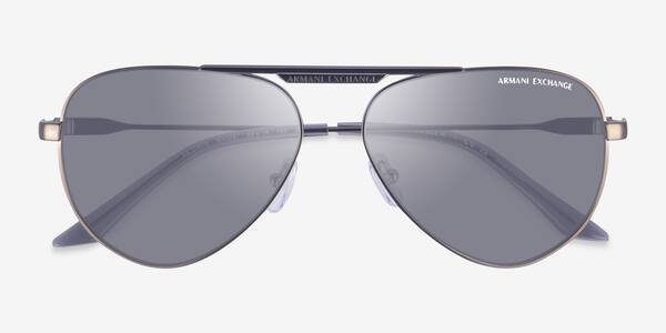 Matte Gunmetal Armani Exchange AX2060S -  Metal Sunglasses