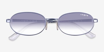 Light Blue Vogue Eyewear VO4353S -  Metal Sunglasses