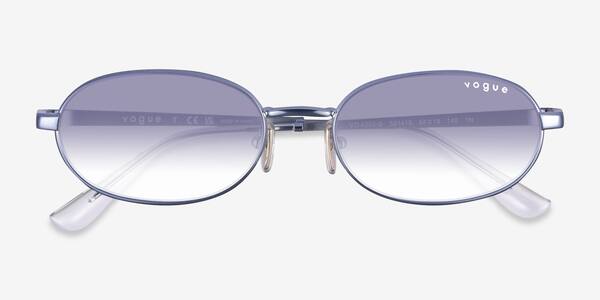 Light Blue Vogue Eyewear VO4353S -  Metal Sunglasses