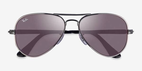 Gunmetal Ray-Ban RB3925 Aviator Max -  Metal Sunglasses