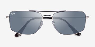 Gunmetal Ray-Ban RB3779 Explorer 3 -  Metal Sunglasses