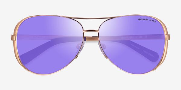 Rose Gold Michael Kors MK5004 Chelsea -  Metal Sunglasses