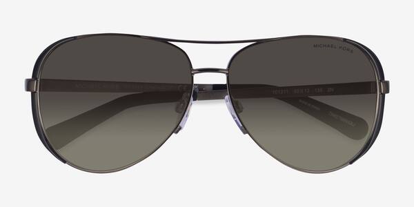 Gunmetal Black Michael Kors MK5004 Chelsea -  Métal Lunettes de soleil