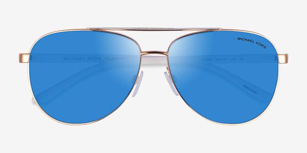Rose Gold White Michael Kors MK5007 Hvar -  Métal Lunettes de soleil