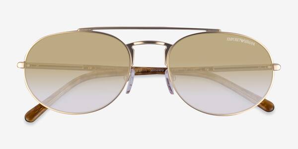 Matte Pale Gold Emporio Armani EA2171 -  Métal Lunettes de soleil