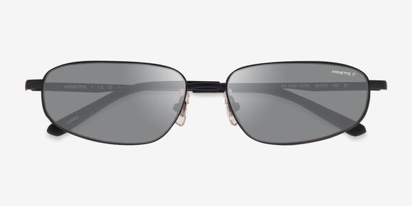 Matte Black ARNETTE Narro -  Metal Sunglasses