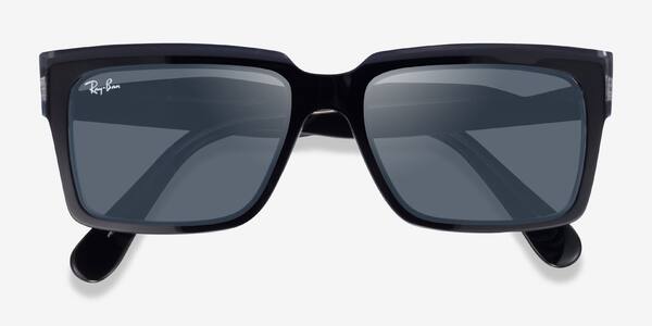 Black Clear RAY-BAN RB2191 -  Acetate Sunglasses