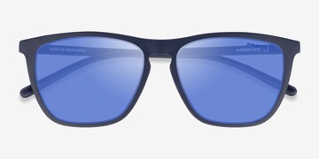 Atlantic Blue & Warm Tortoise Square Eco Friendly,Plastic Sunglasses Online - Full-Rim - Ocean - 1.6 Basic Tint Lenses