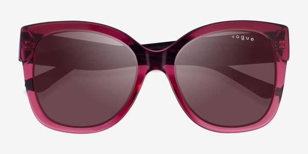 Transparent Cherry Vogue Eyewear VO5338S -  Acetate Sunglasses