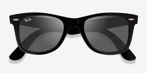 Shiny Black Ray-Ban RB2140 -  Acétate Sunglasses