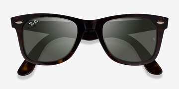 Shiny Tortoise Ray-Ban Wayfarer Change -  Acetate Sunglasses