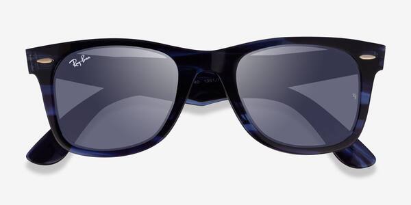 Striped Blue Ray-Ban RB2140 -  Acétate Sunglasses