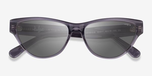 Transparent Dark Gray Vogue Eyewear VO5513S -  Acétate Sunglasses