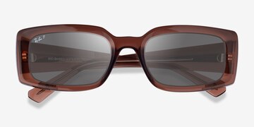 Transparent Brown Ray-Ban RB4395 Kiliane -  Alternative Materials Sunglasses