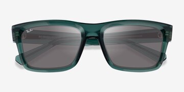 Transparent Green Ray-Ban RB4396 Warren -  Eco Friendly Sunglasses