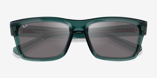 Transparent Green Ray-Ban RB4396 Warren -  Eco-friendly Sunglasses