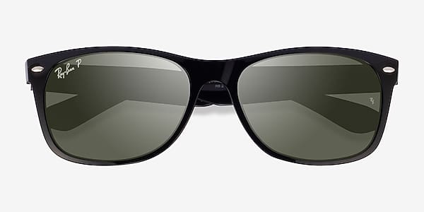 Shiny Black Ray-Ban RB2132 - Plastic Sunglasses Shiny Black Ray-Ban RB2132 - Plastic Sunglasses