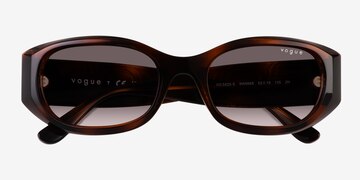 Dark Tortoise Vogue Eyewear VO5525S -  Plastic Sunglasses