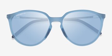 Matte Blue Oakley Sielo -  Metal Sunglasses