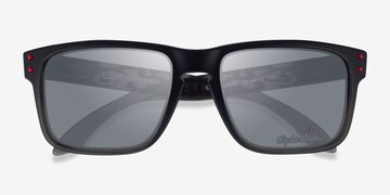 Black Matte Oakley OO9102 Holbrook -  Plastic Sunglasses