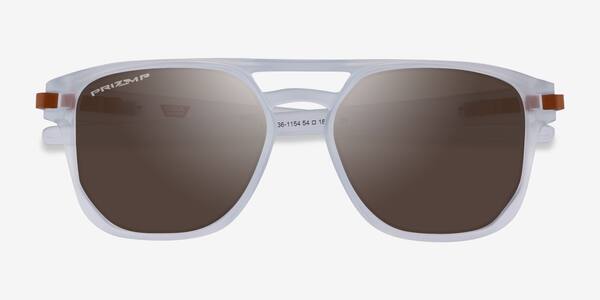 Matte Clear Oakley Latch Beta -  Plastique Sunglasses