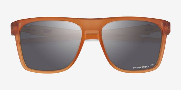 Matte Clear Orange Oakley Leffingwell -  Plastique Sunglasses