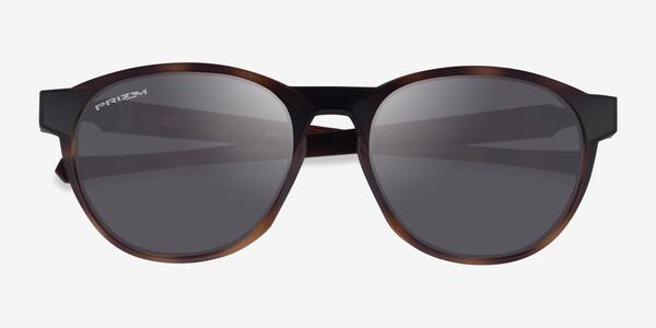 Matte Clear Tortoise Oakley Reedmace -  Plastique Sunglasses