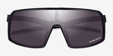 Shiny Black Oakley Sutro -  Plastic Sunglasses
