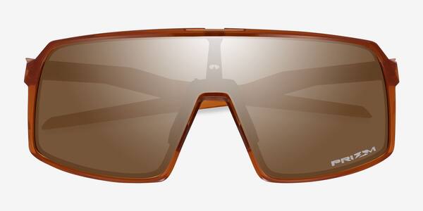 Clear Orange Oakley Sutro -  Plastique Sunglasses