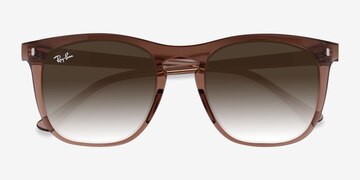 Clear Light Brown Ray-Ban RB2210 -  Plastic Sunglasses