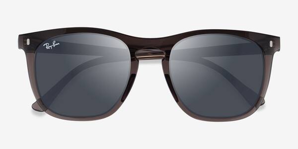 Clear Dark Brown Ray-Ban RB2210 -  Plastic Sunglasses