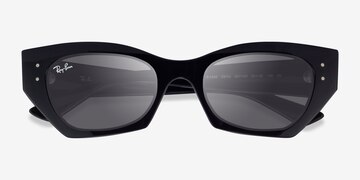 Shiny Black Ray-Ban RB4430 Zena -  Eco Friendly Sunglasses