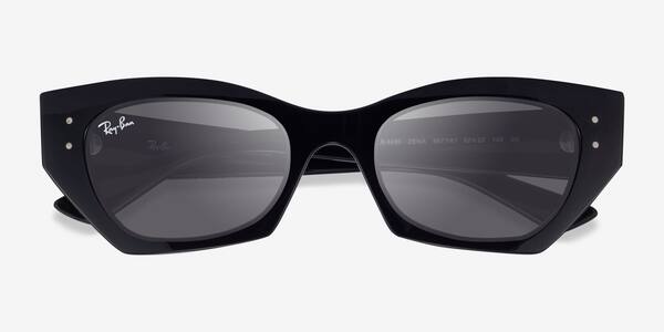 Shiny Black Ray-Ban RB4430 Zena -  Eco-friendly Sunglasses