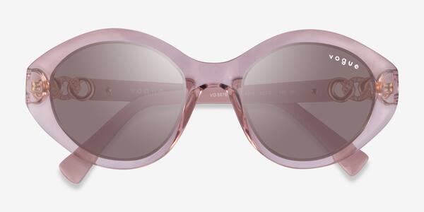 Clear Pink Vogue Eyewear VO5576SB -  Plastique Sunglasses