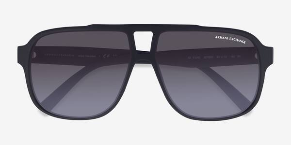 Matte Black Armani Exchange AX4104S -  Plastic Sunglasses