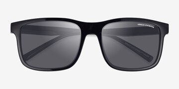 Shiny Black Armani Exchange AX4145S -  Écoresponsables Lunettes de soleil