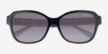 Noir Coach HC8232 L1010 -  Acétate Lunettes de soleil