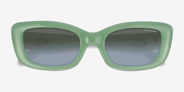 Milky Green Coach HC8390U Cr610 -  Plastique Sunglasses
