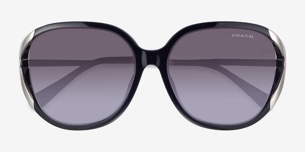 Matte Black Coach HC8396U Cr620 -  Plastic Sunglasses