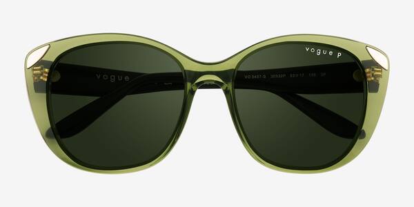 Transparent Green Vogue Eyewear VO5457S -  Plastique Sunglasses