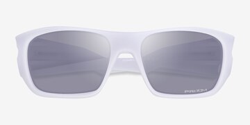 White Oakley Masseter -  Plastic Sunglasses