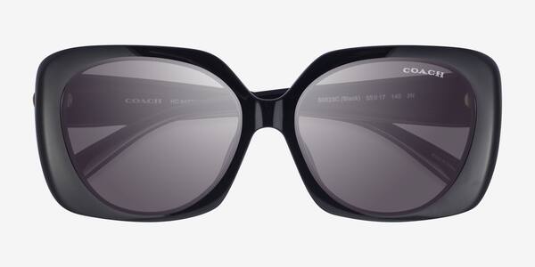 Black Coach HC8422U Cad33 -  Plastic Sunglasses
