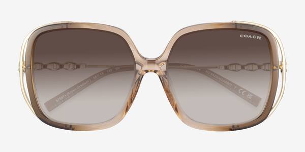 Brown Gradient Coach HC8423U Cad80 -  Plastic Sunglasses