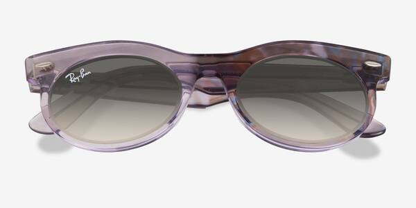 Photo Waves Purple Ray-Ban RB2242 -  Plastic Sunglasses