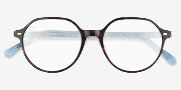 Tortoise On Light Blue Ray-Ban RB2195 Thalia -  Acetate Sunglasses