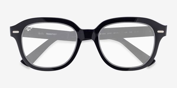 Noir Ray-Ban RB4398 Erik -  Plastique Lunettes de soleil