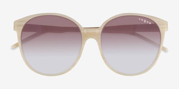 Striped Yellow Vogue Eyewear VO5509S Ischia -  Acetate Sunglasses