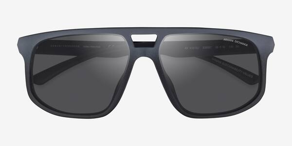 Matte Gray Gradient Black Armani Exchange AX4161SU -  Alternative-materials Sunglasses