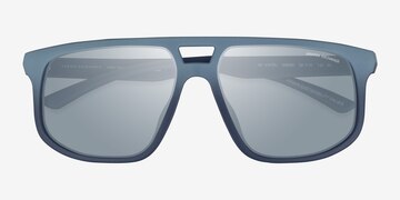 Matte Blue Gradient Armani Exchange AX4161SU -  Eco Friendly Sunglasses