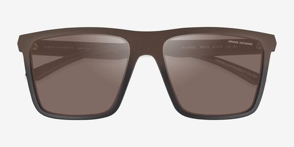 Matte Brown Gradient Armani Exchange AX4162SU -  Alternative-materials Sunglasses